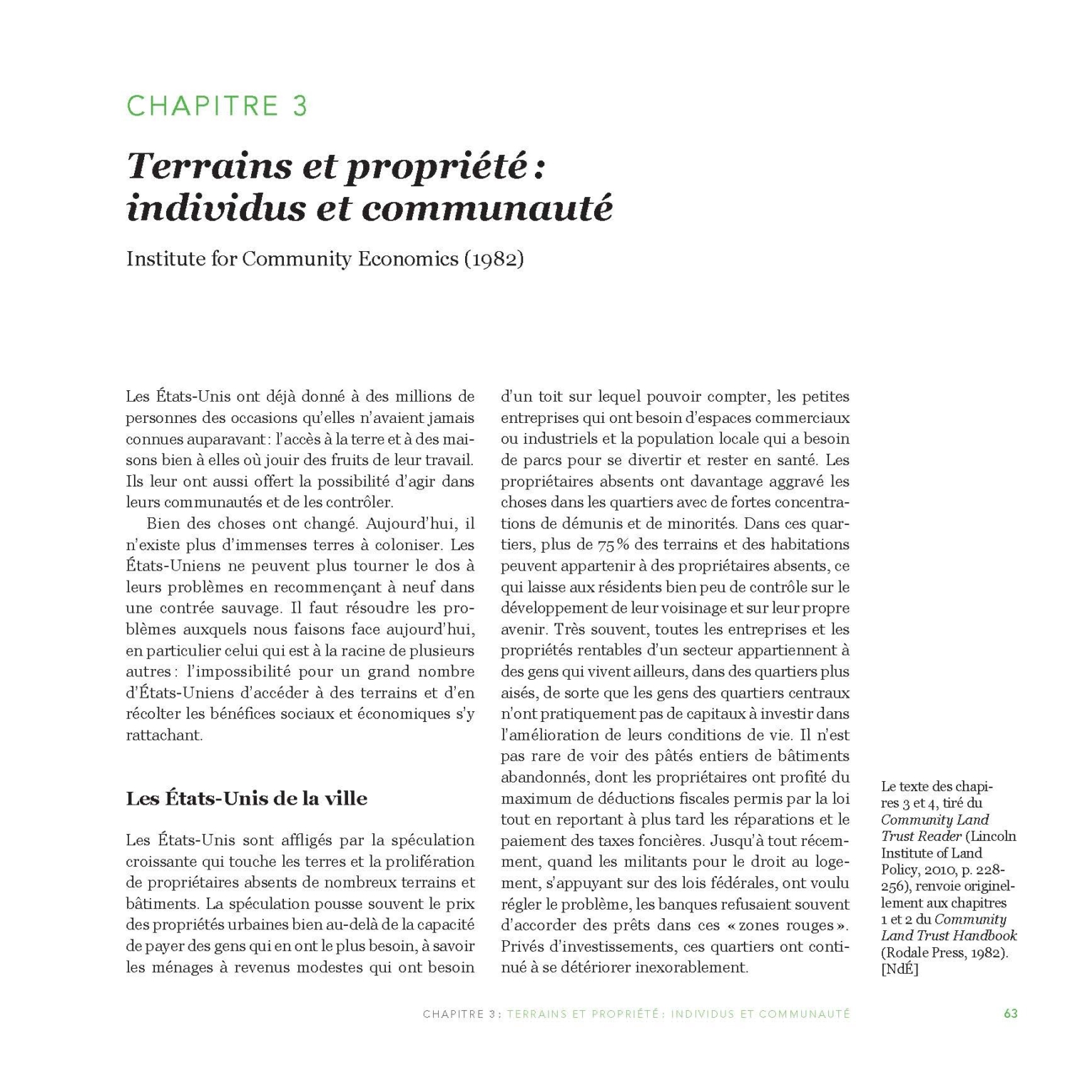 Manuel d'antispéculation immobilière