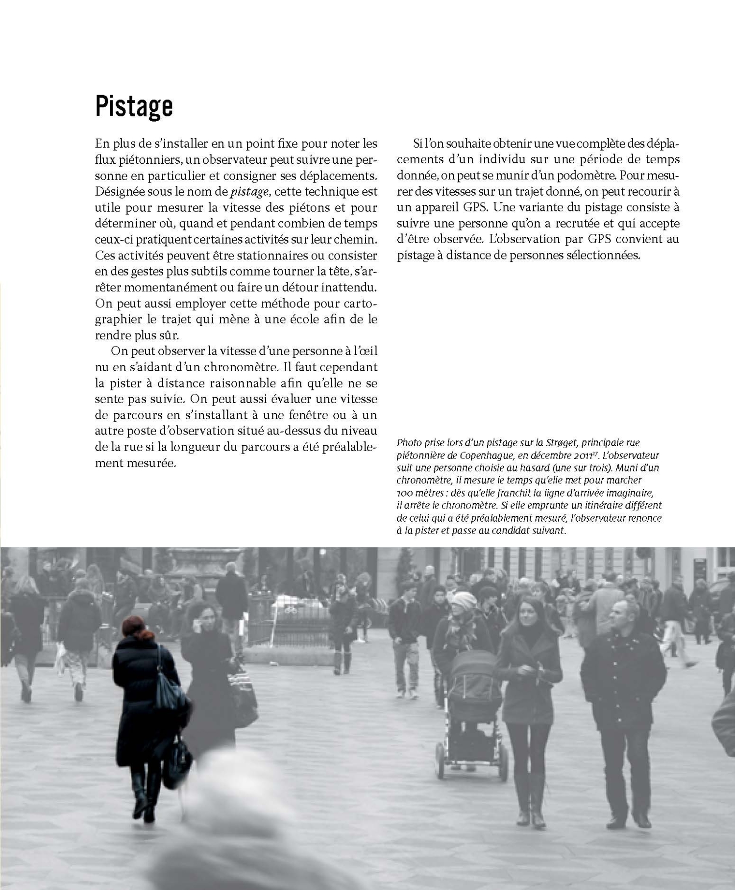 La vie dans l'espace public