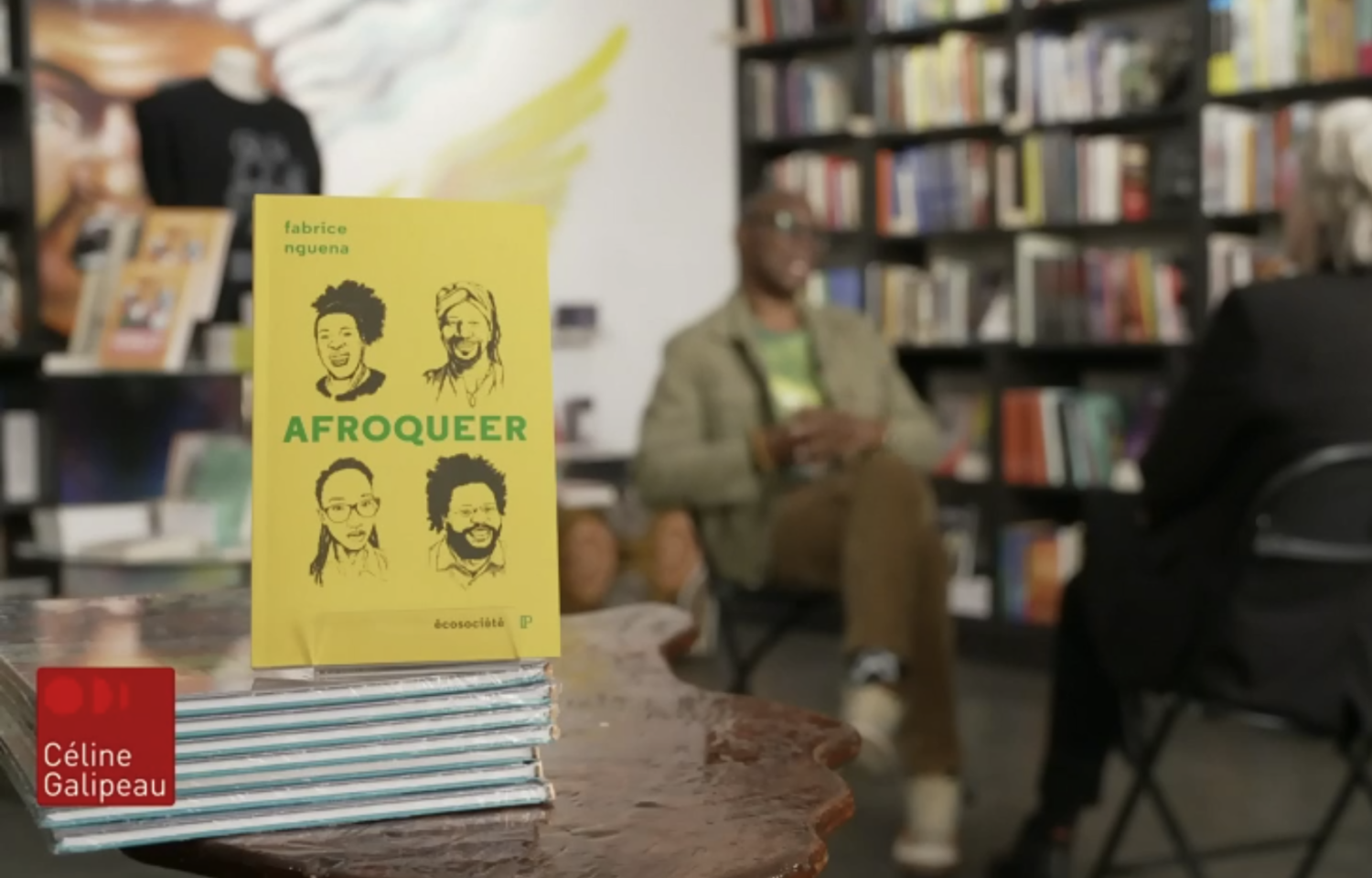 Fabrice Nguena au Téléjournal