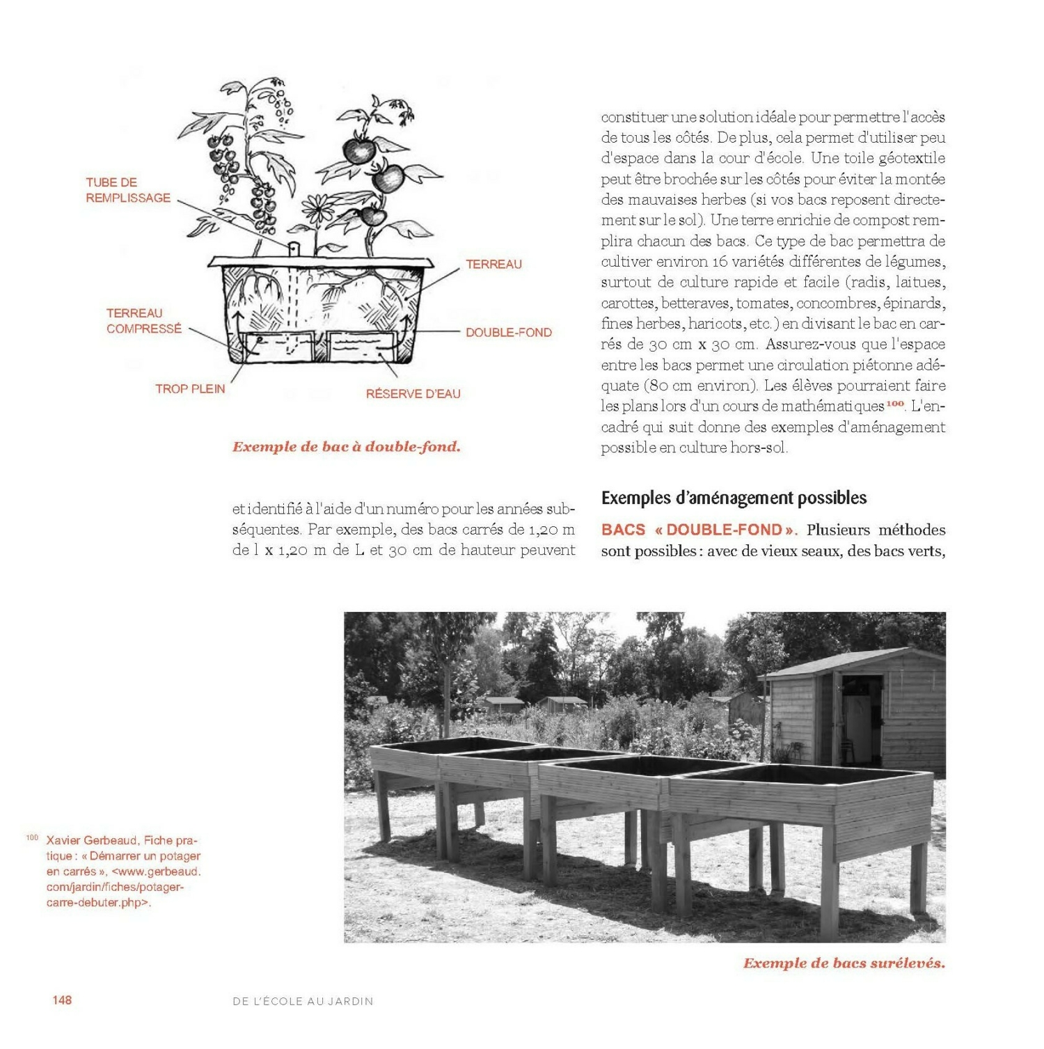 De l'école au jardin