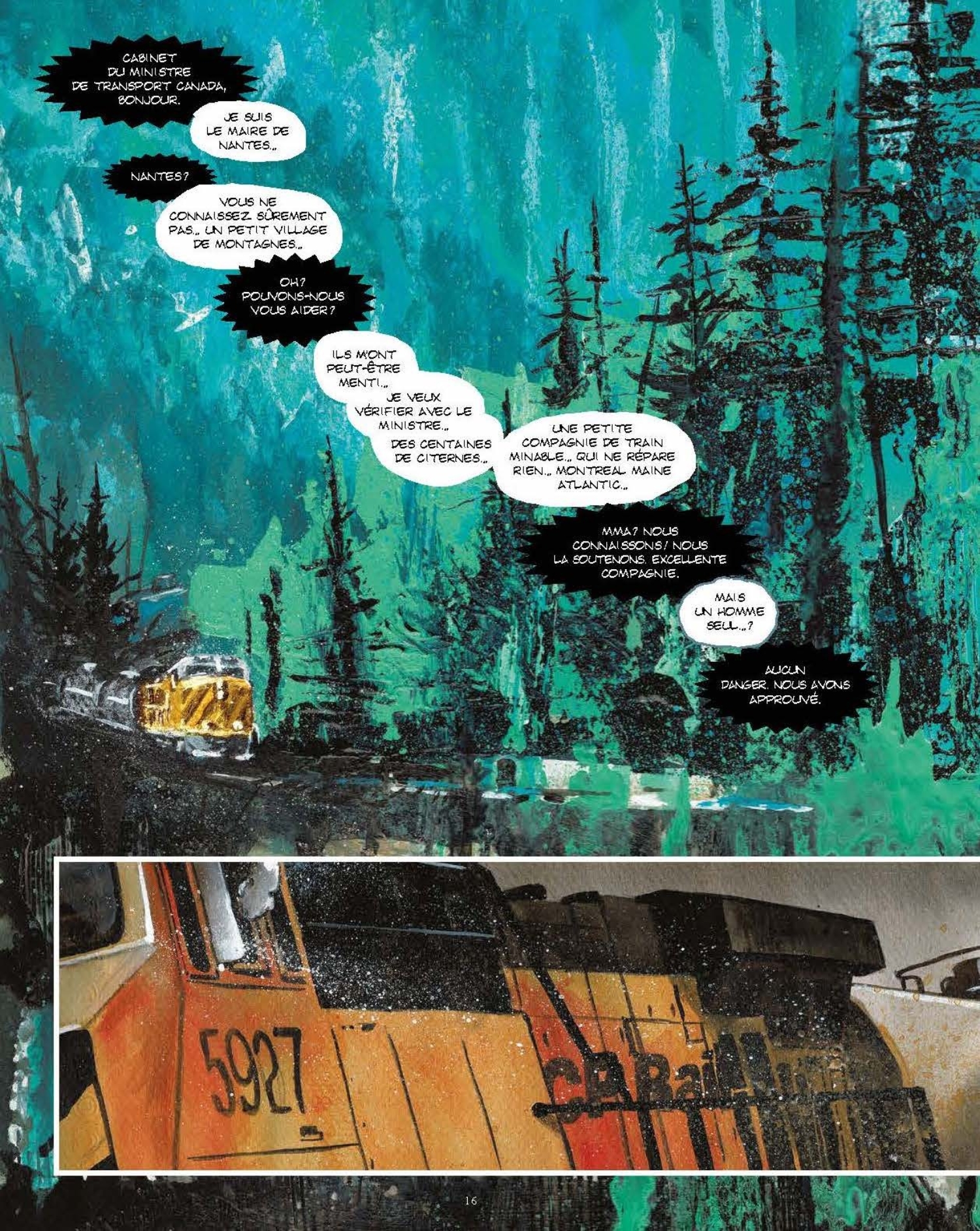 Mégantic, un train dans la nuit