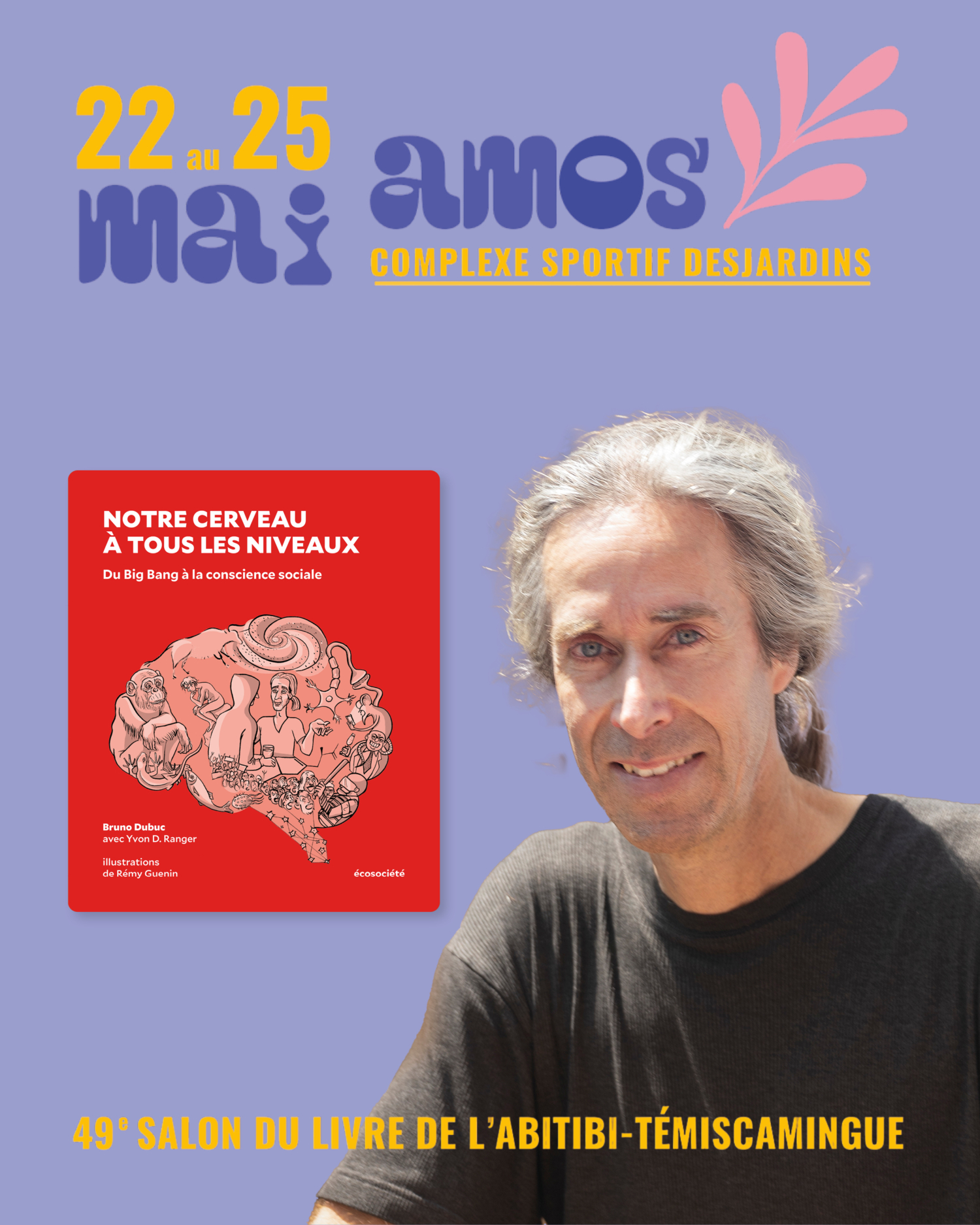 Bruno Dubuc au Salon du livre de l'Abitibi-Témiscamingue