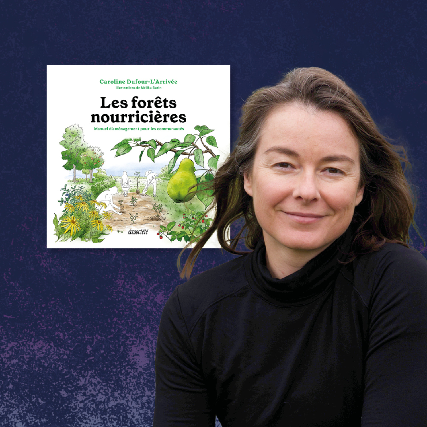 Caroline Dufour-L'Arrivée au Salon du livre de la Côte-Nord