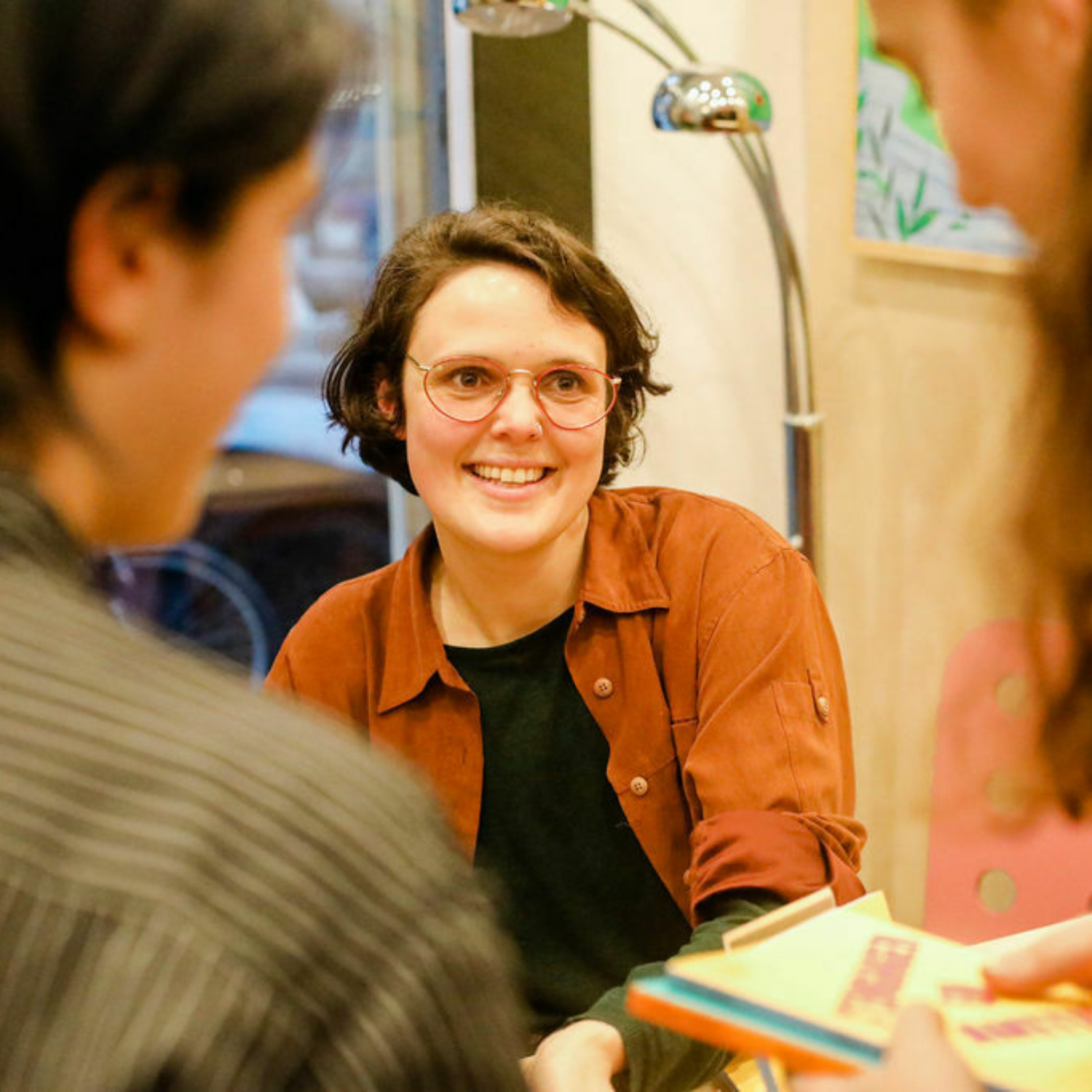 Camille Toffoli au Salon du livre de l'Abitibi-Témiscamingue